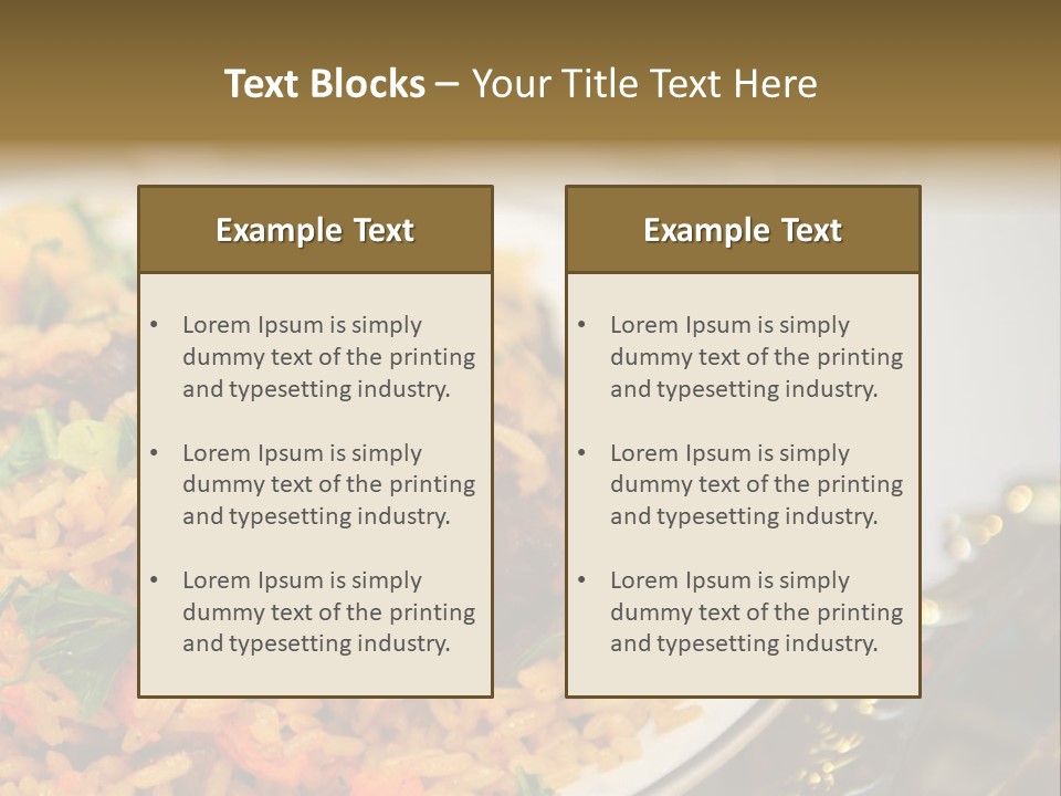 Spicy Gourmet Closeup PowerPoint Template