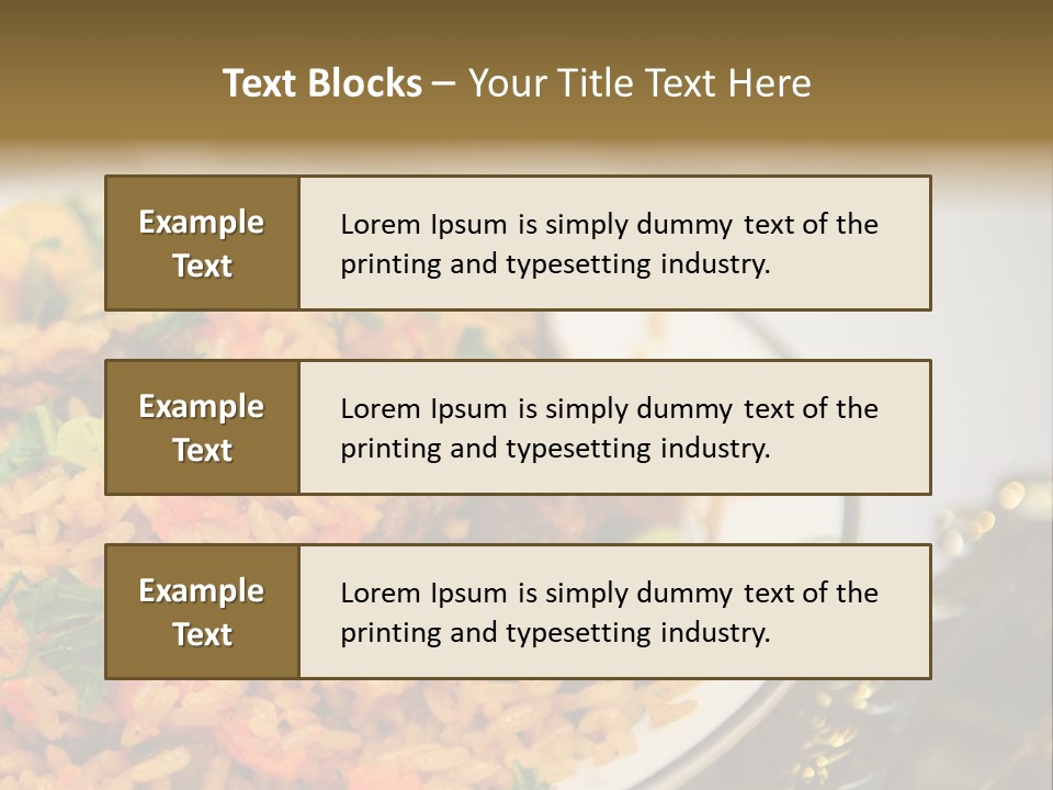 Spicy Gourmet Closeup PowerPoint Template