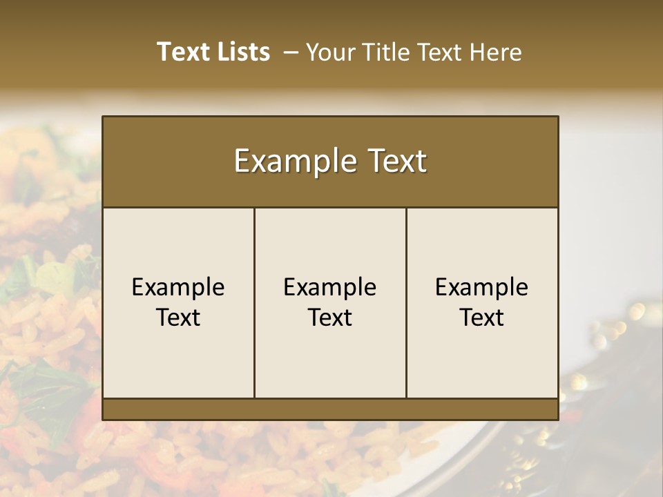 Spicy Gourmet Closeup PowerPoint Template