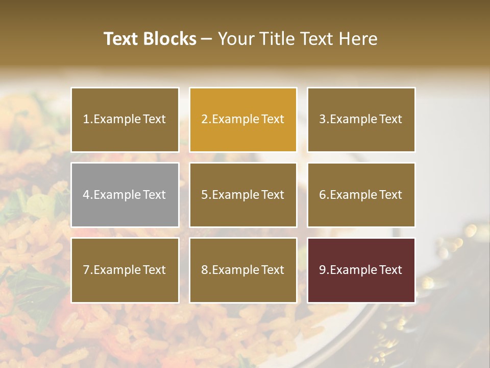 Spicy Gourmet Closeup PowerPoint Template