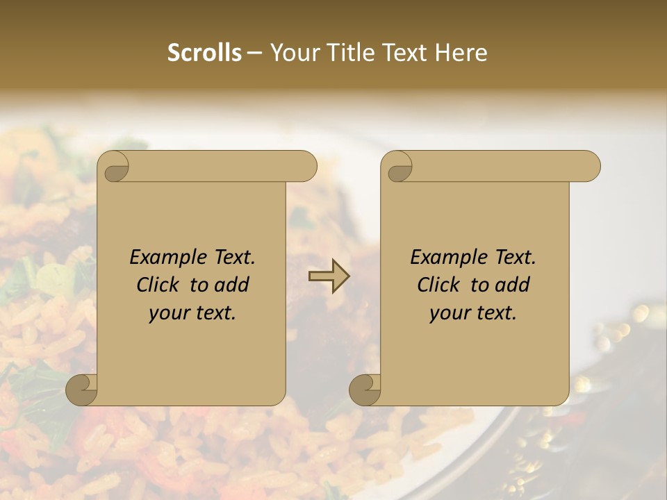Spicy Gourmet Closeup PowerPoint Template