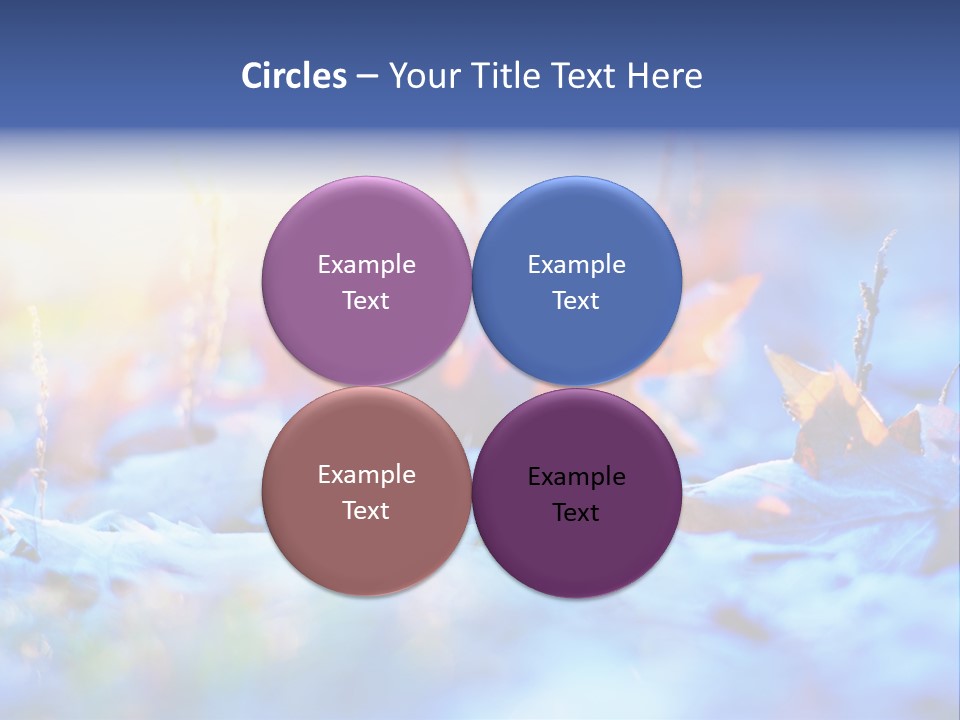 Beautiful Color Fall PowerPoint Template