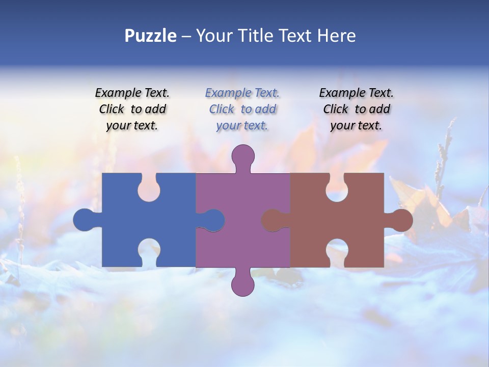 Beautiful Color Fall PowerPoint Template