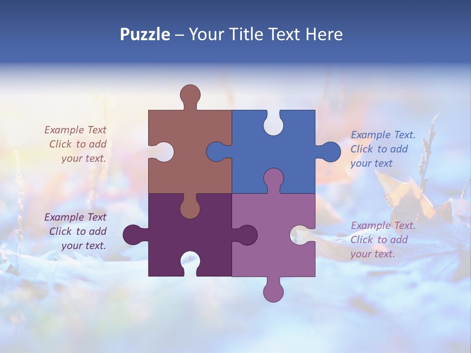 Beautiful Color Fall PowerPoint Template