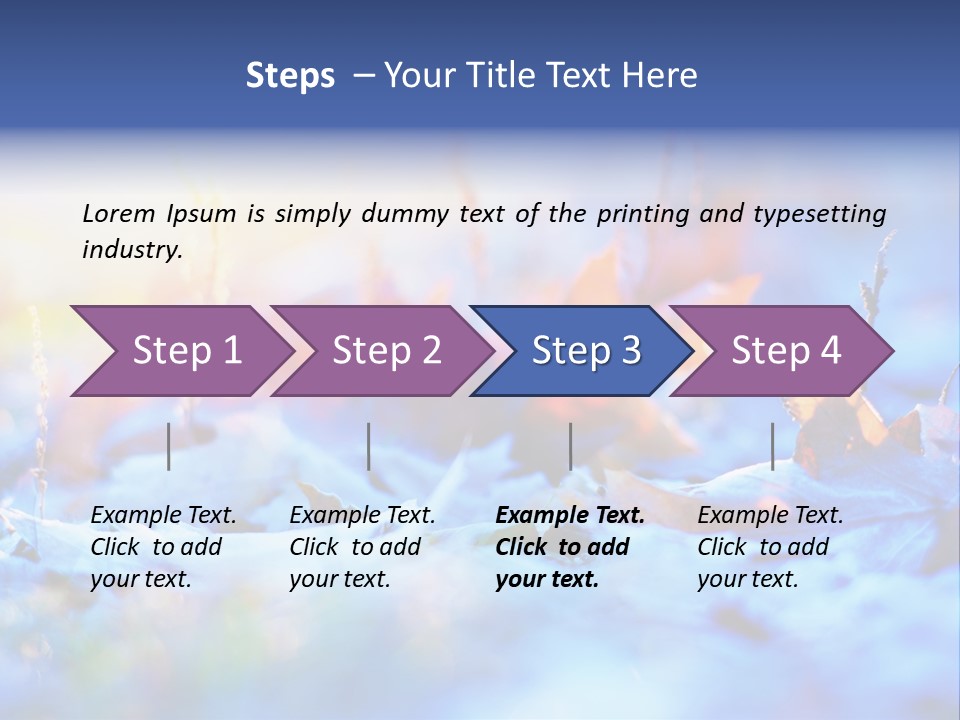 Beautiful Color Fall PowerPoint Template