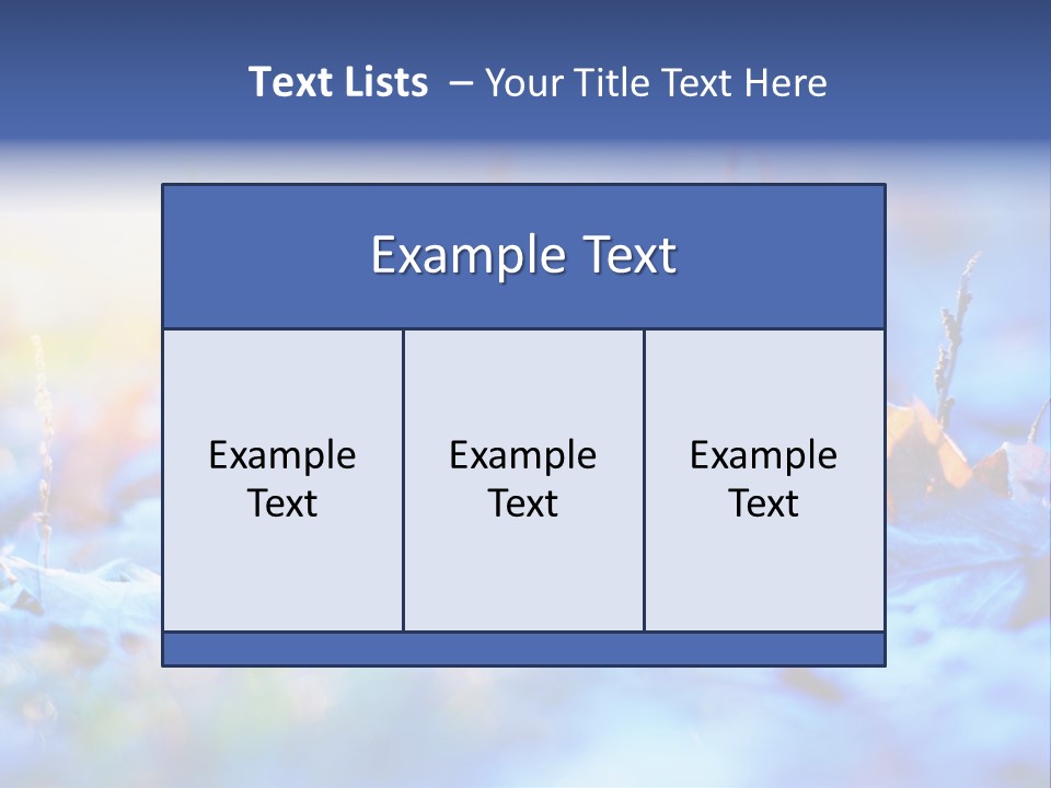 Beautiful Color Fall PowerPoint Template