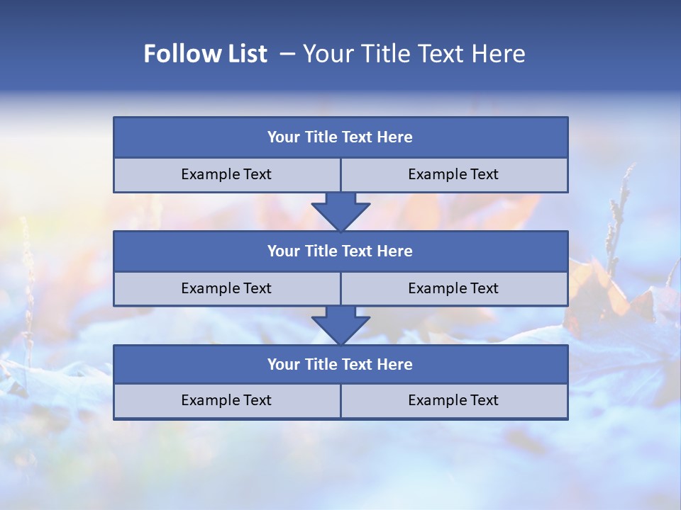 Beautiful Color Fall PowerPoint Template