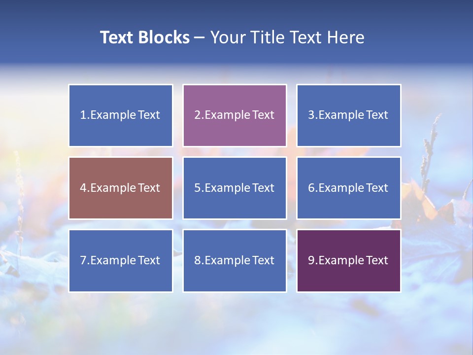 Beautiful Color Fall PowerPoint Template