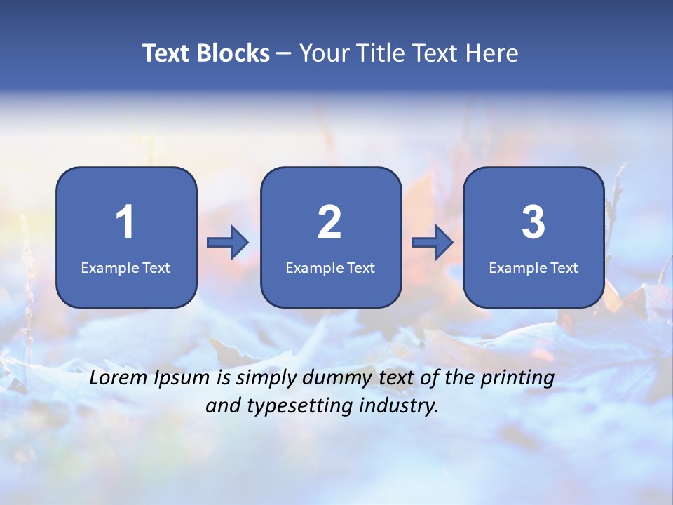 Beautiful Color Fall PowerPoint Template