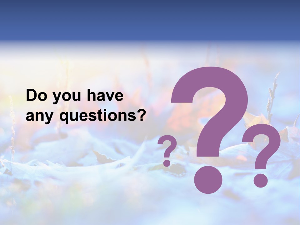 Beautiful Color Fall PowerPoint Template