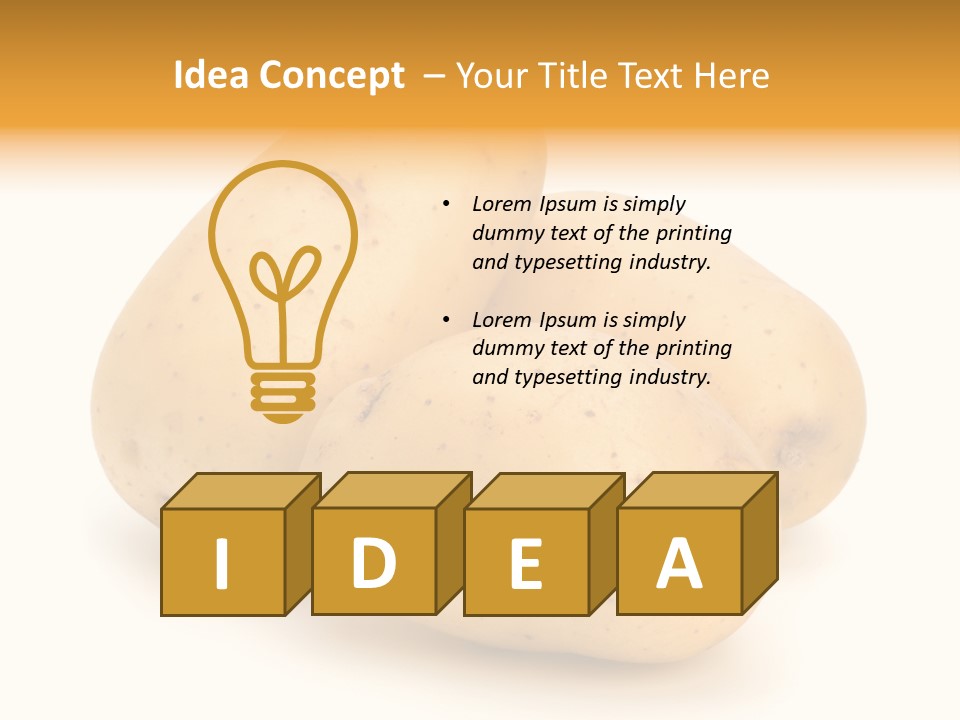 Organic Plant Diet PowerPoint Template