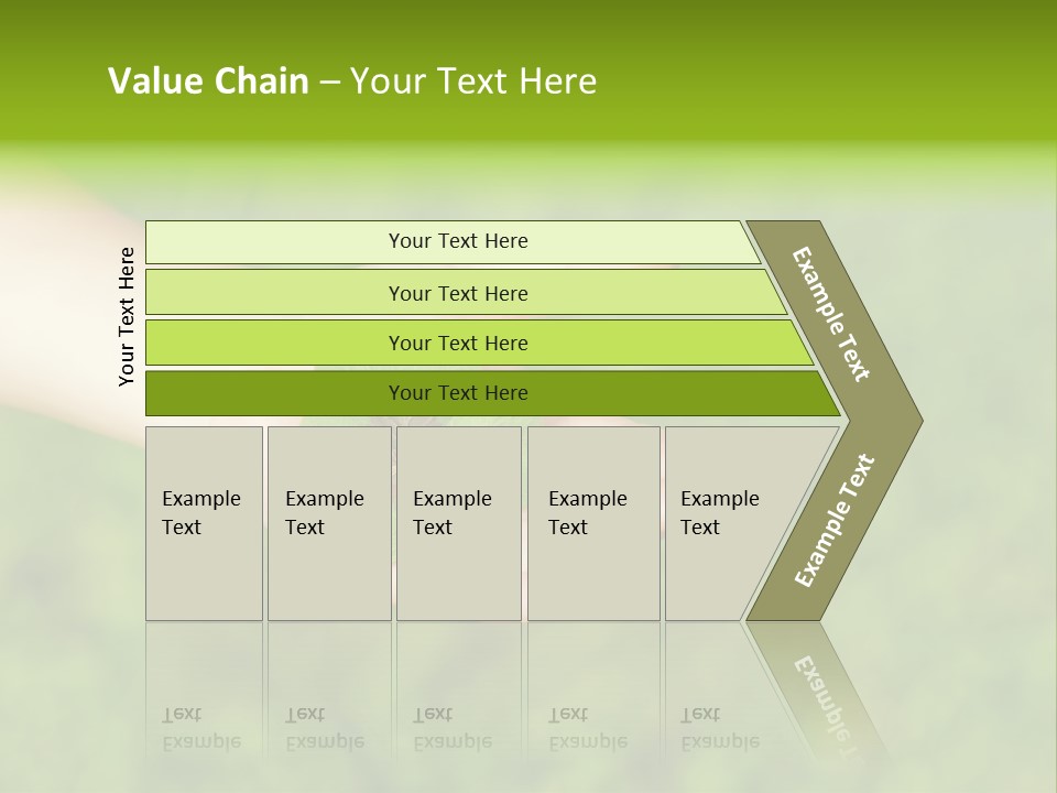 Leaf Grass Hand PowerPoint Template