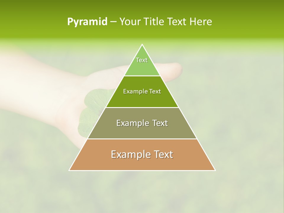 Leaf Grass Hand PowerPoint Template