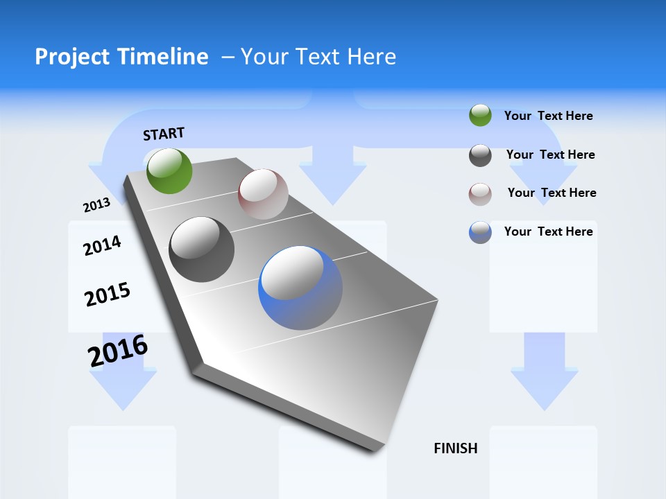 Flowchart Arrow Vector PowerPoint Template