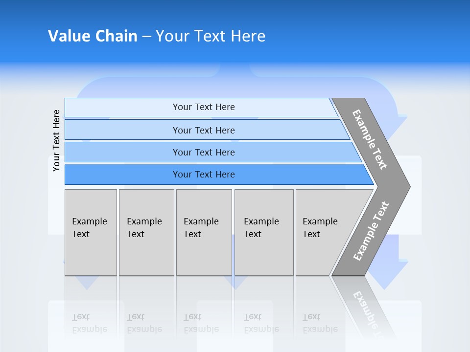 Flowchart Arrow Vector PowerPoint Template
