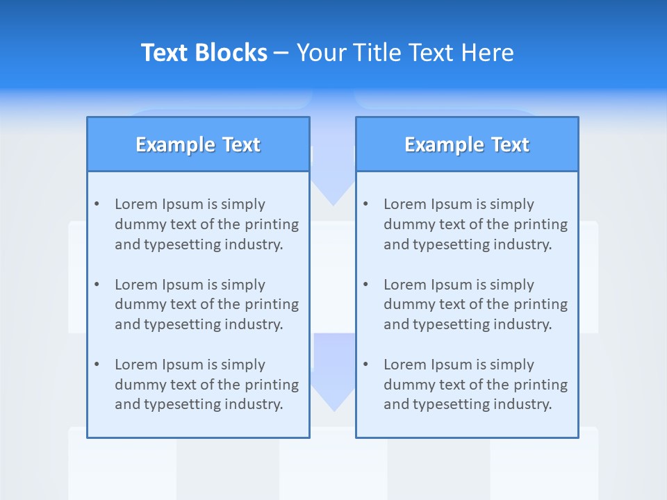 Flowchart Arrow Vector PowerPoint Template