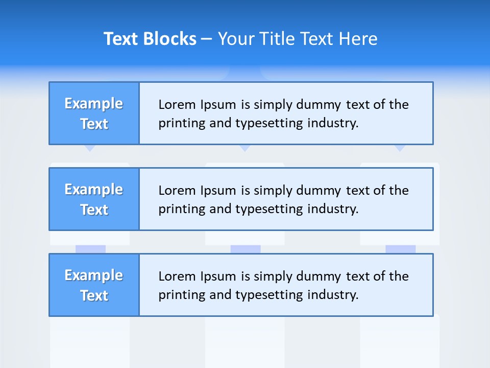 Flowchart Arrow Vector PowerPoint Template
