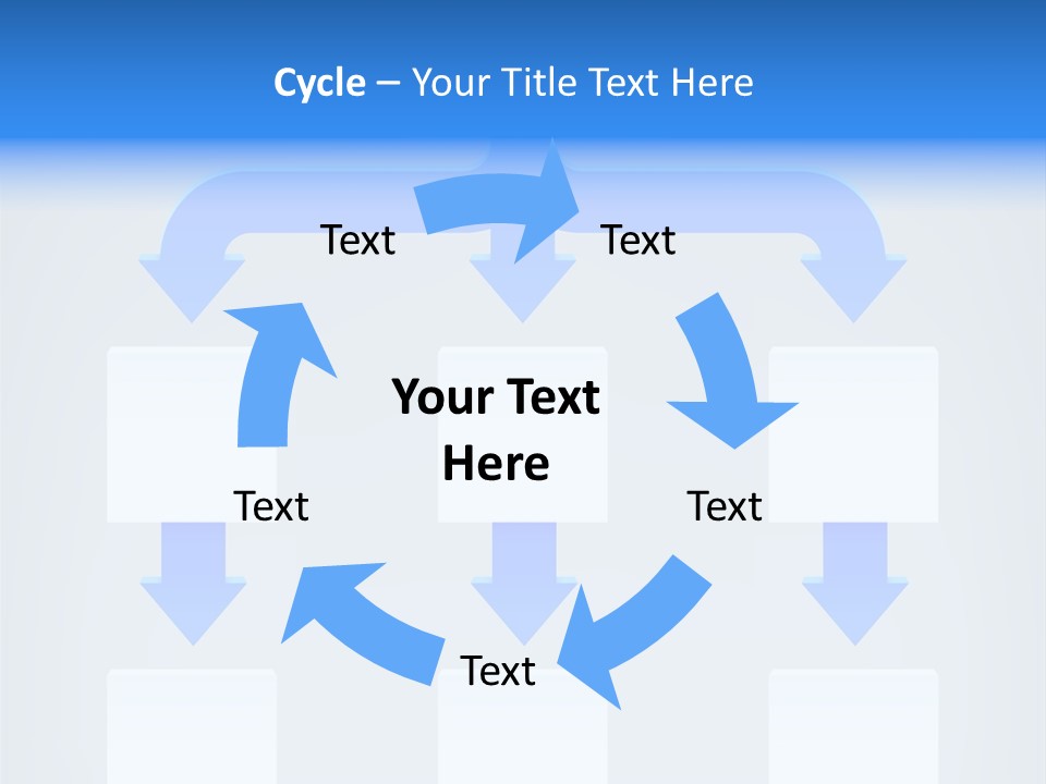 Flowchart Arrow Vector PowerPoint Template