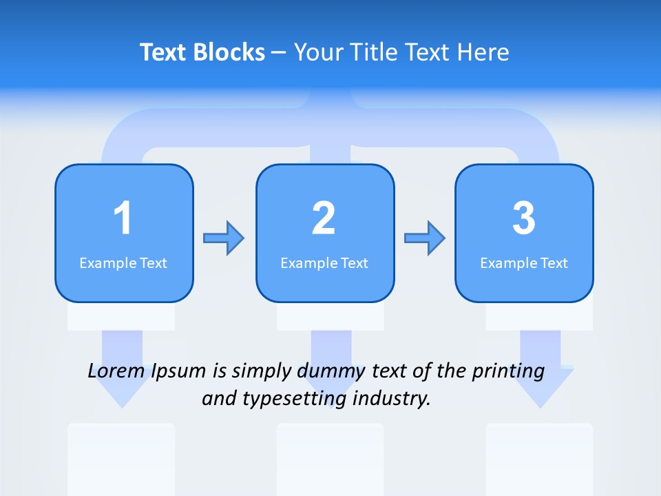 Flowchart Arrow Vector PowerPoint Template
