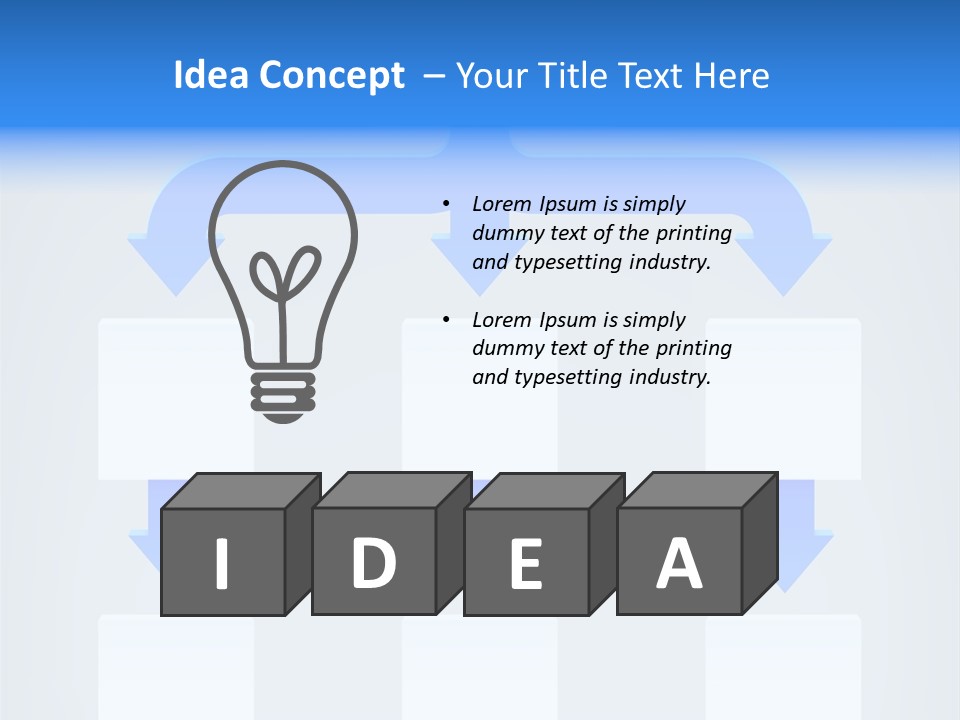 Flowchart Arrow Vector PowerPoint Template