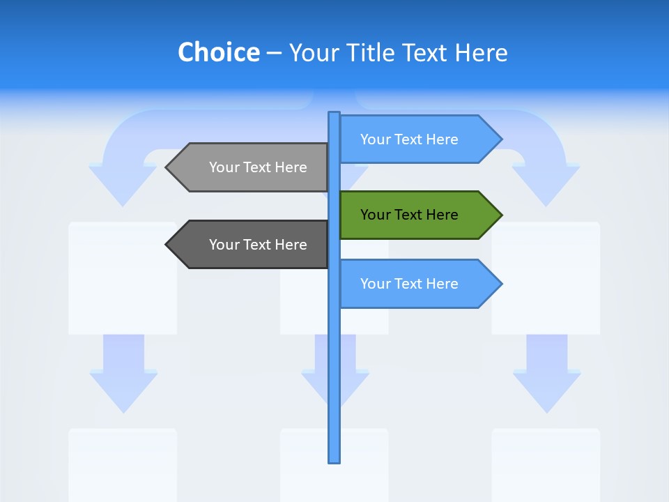 Flowchart Arrow Vector PowerPoint Template