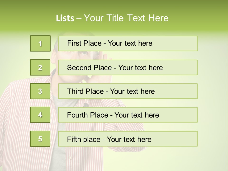 Hear Human Gesturing PowerPoint Template