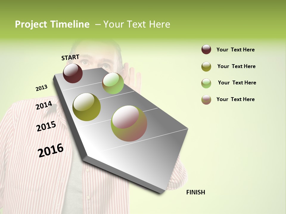 Hear Human Gesturing PowerPoint Template