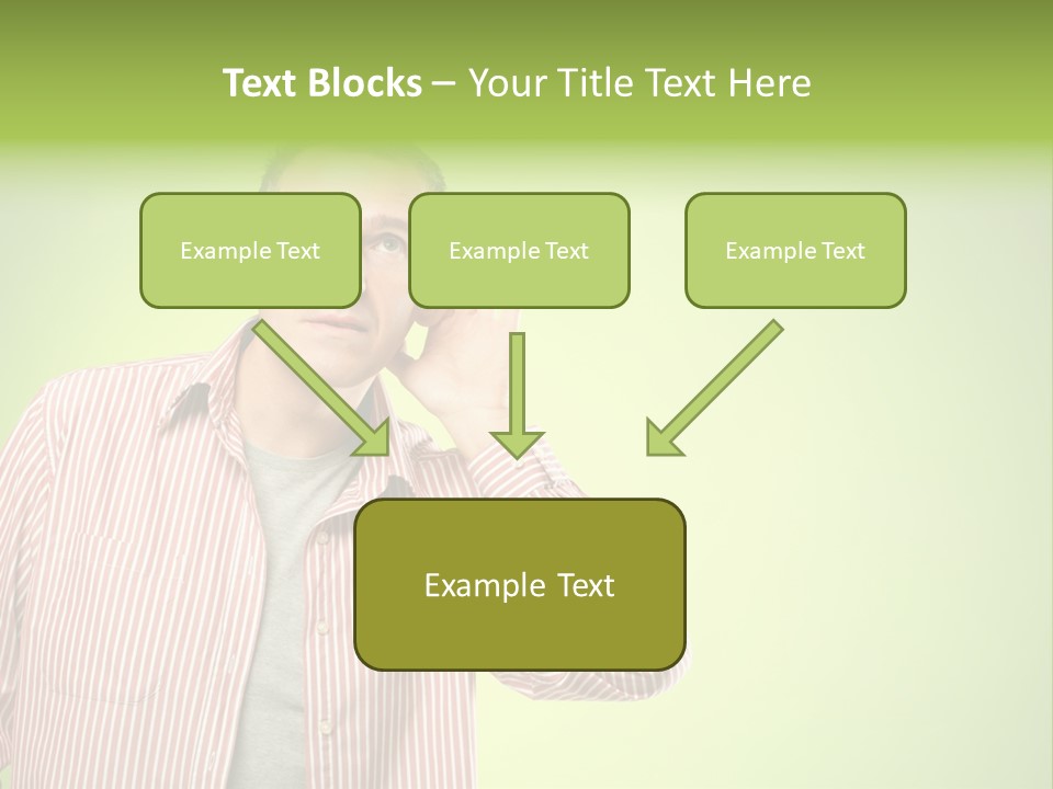 Hear Human Gesturing PowerPoint Template