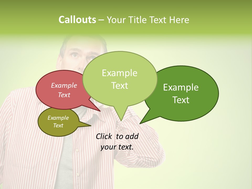 Hear Human Gesturing PowerPoint Template