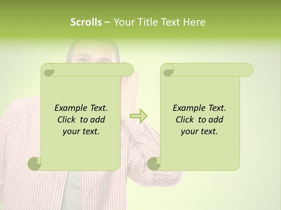Hear Human Gesturing PowerPoint Template