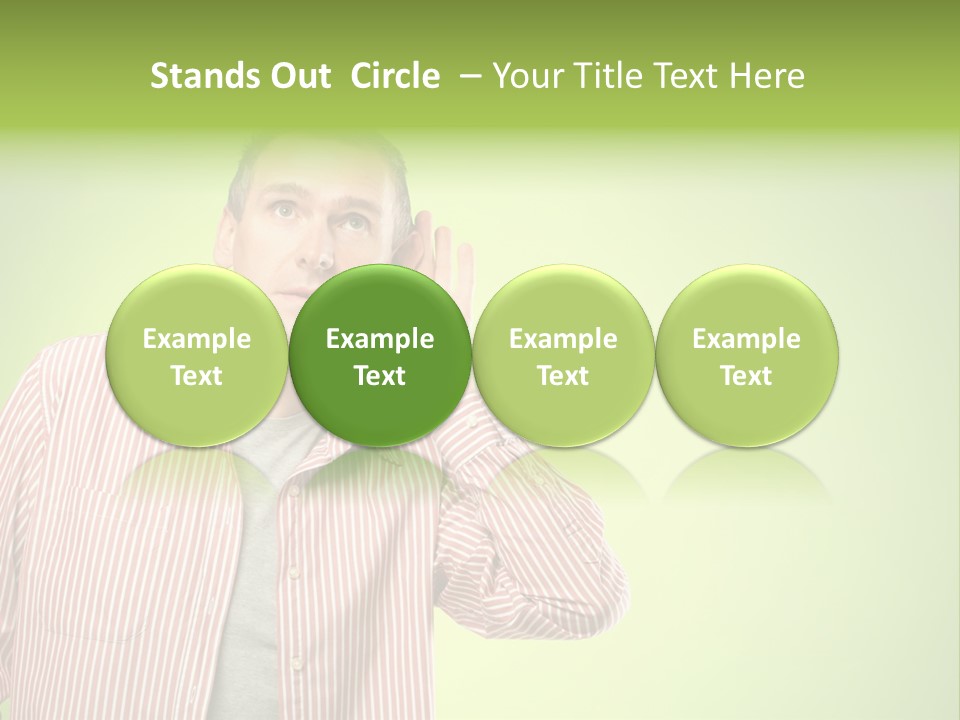 Hear Human Gesturing PowerPoint Template