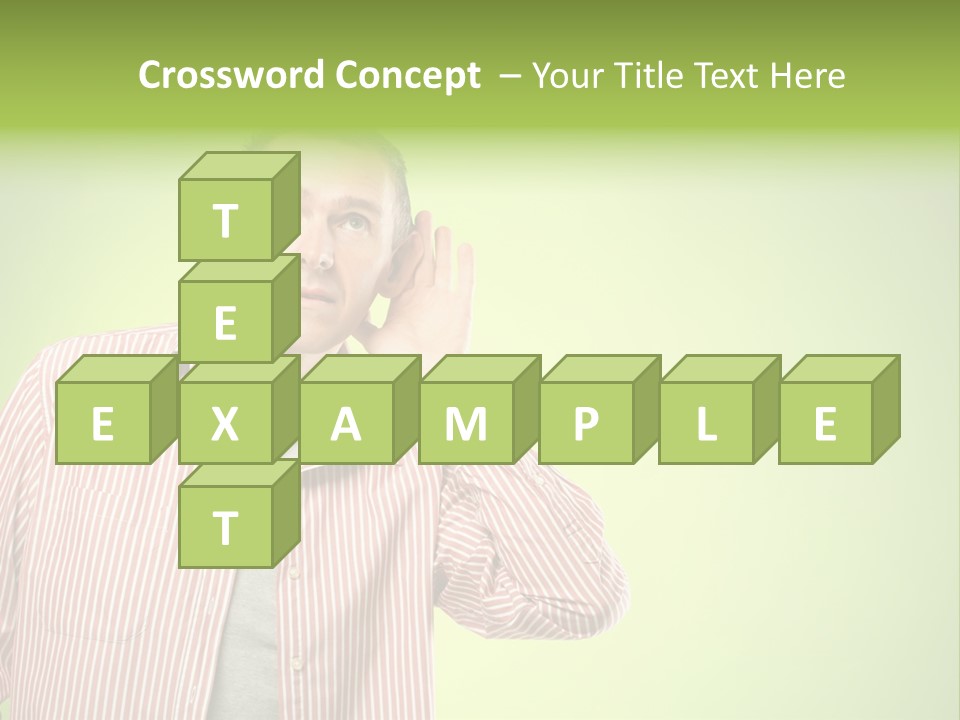 Hear Human Gesturing PowerPoint Template