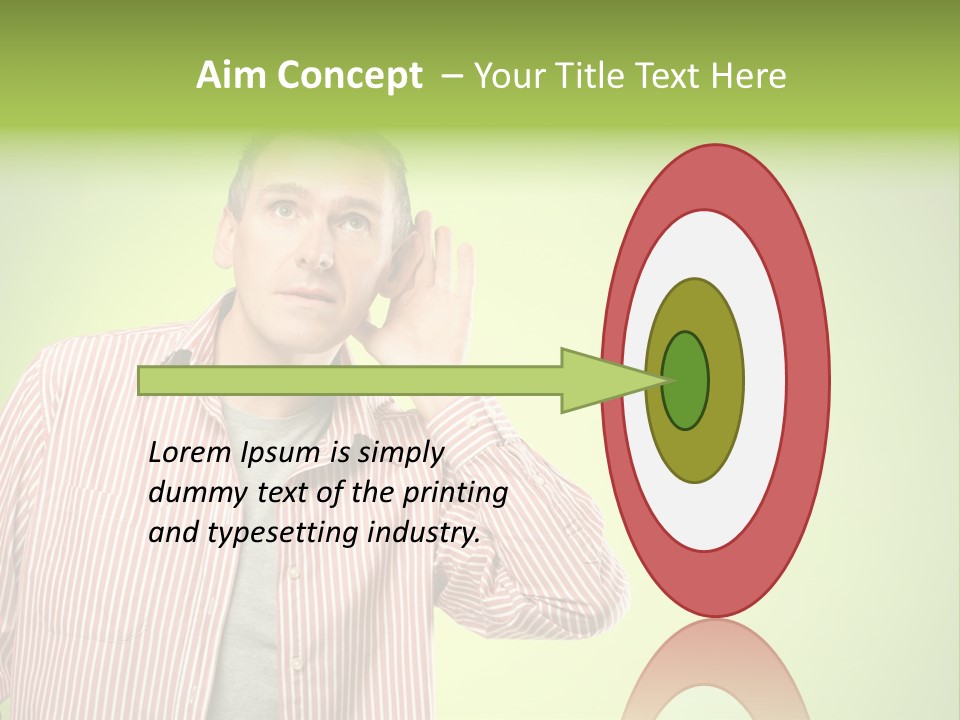 Hear Human Gesturing PowerPoint Template