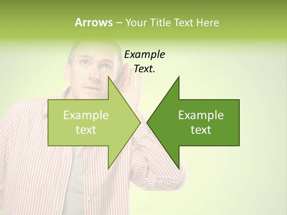 Hear Human Gesturing PowerPoint Template