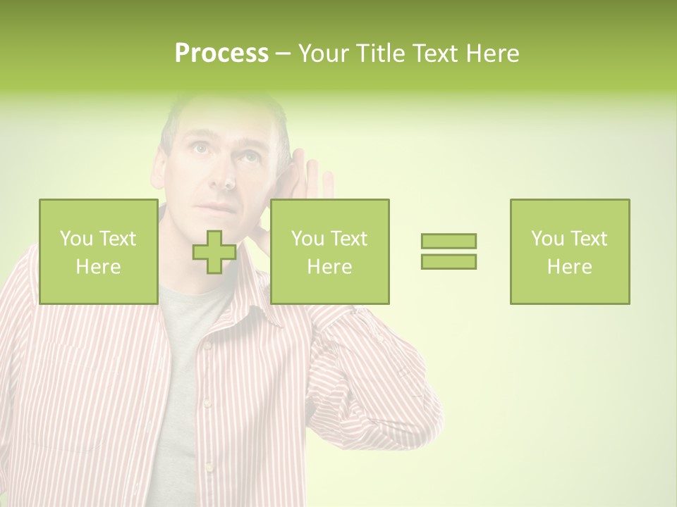 Hear Human Gesturing PowerPoint Template