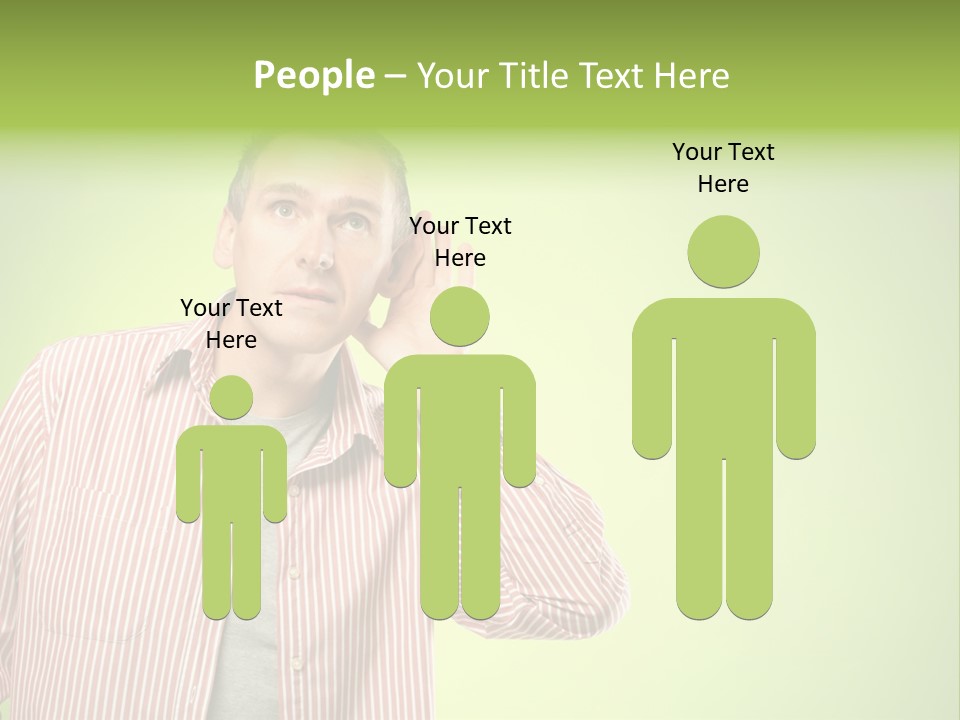 Hear Human Gesturing PowerPoint Template
