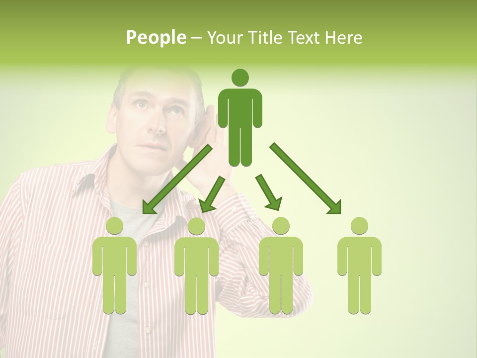 Hear Human Gesturing PowerPoint Template