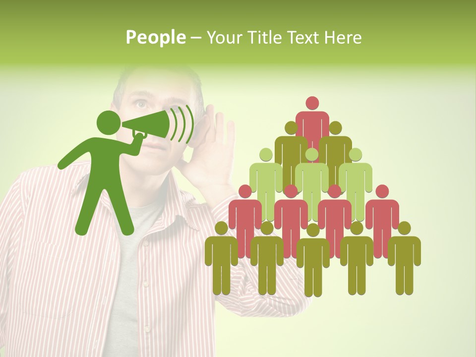 Hear Human Gesturing PowerPoint Template