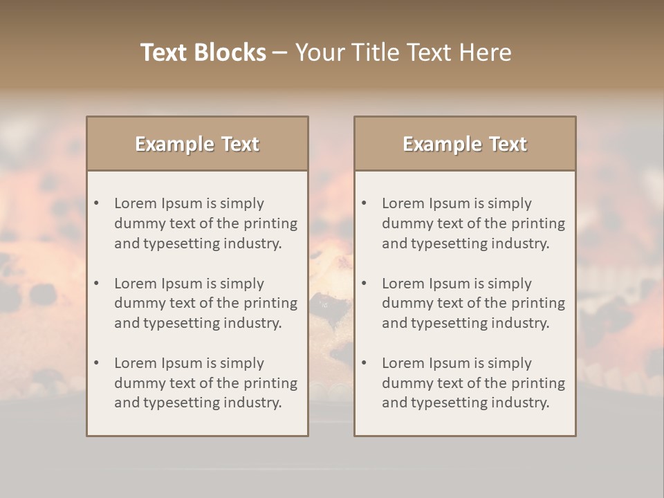 Closeup Texture Comfort PowerPoint Template