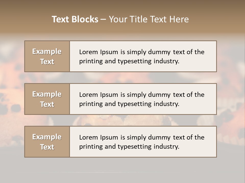 Closeup Texture Comfort PowerPoint Template
