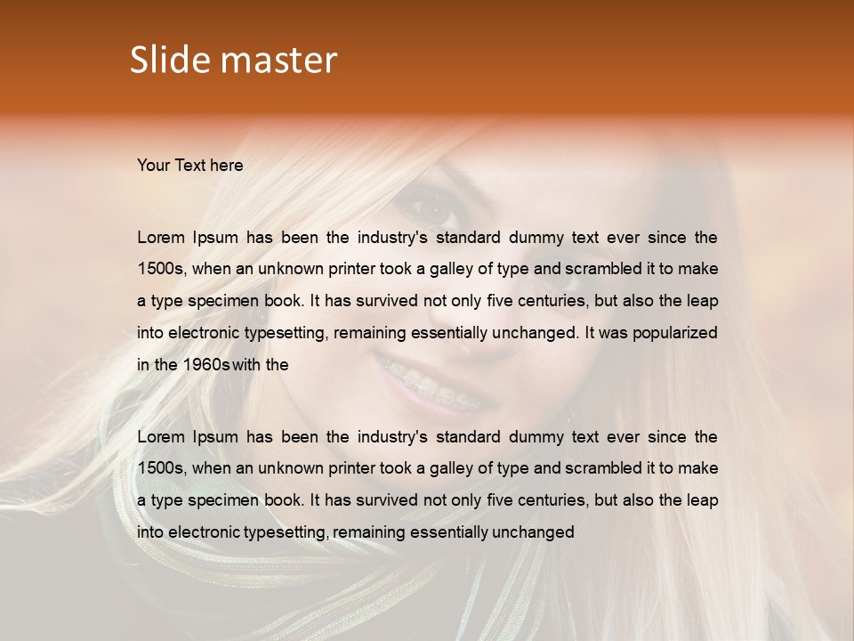 Orthodontics Lifestyle Laugh PowerPoint Template