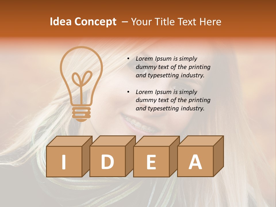 Orthodontics Lifestyle Laugh PowerPoint Template