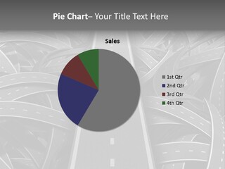 Succeed Problem Solving Straight Road PowerPoint Template