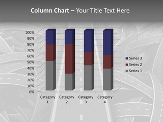 Succeed Problem Solving Straight Road PowerPoint Template