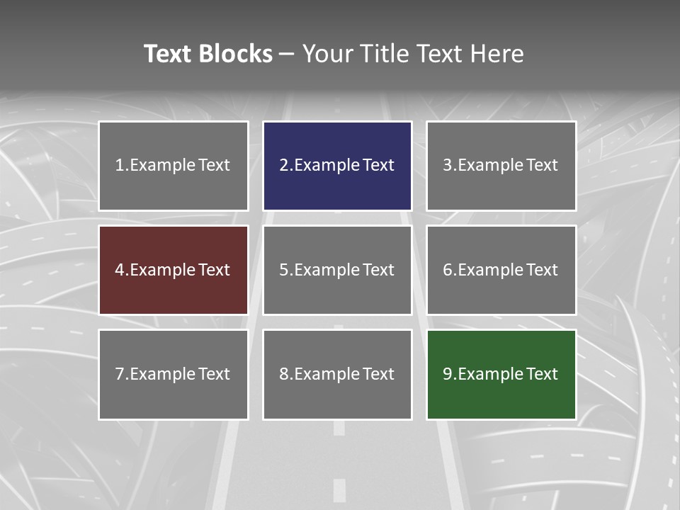 Succeed Problem Solving Straight Road PowerPoint Template