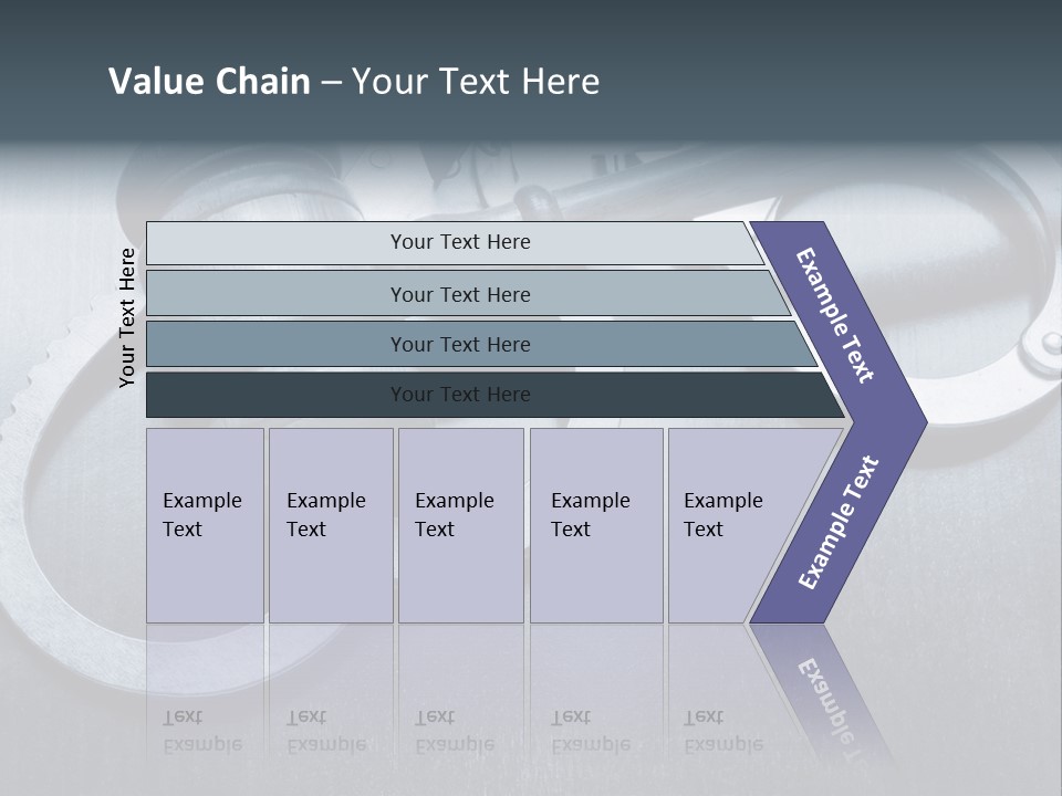 Gavel Tool Cuffs PowerPoint Template