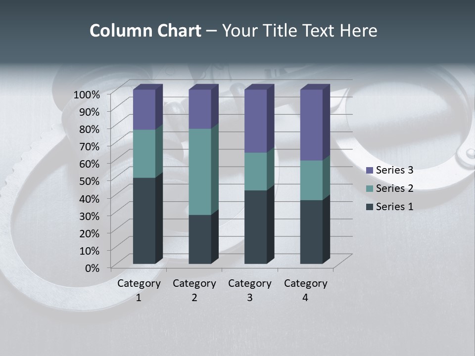 Gavel Tool Cuffs PowerPoint Template