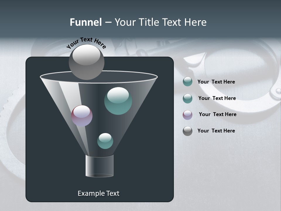 Gavel Tool Cuffs PowerPoint Template