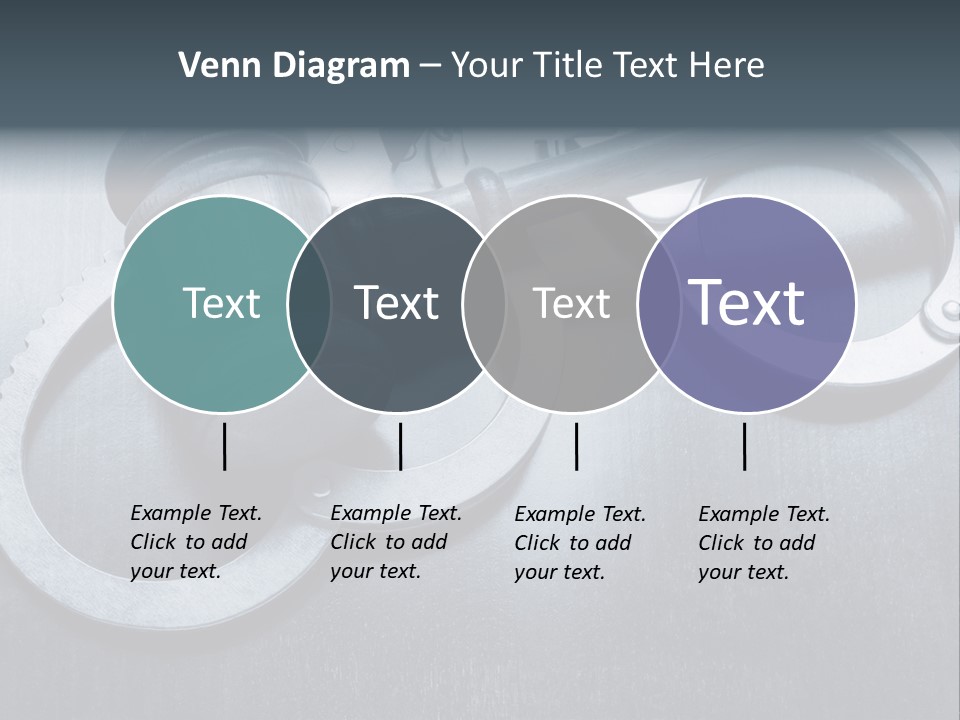 Gavel Tool Cuffs PowerPoint Template