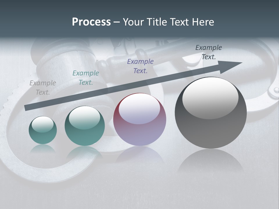 Gavel Tool Cuffs PowerPoint Template